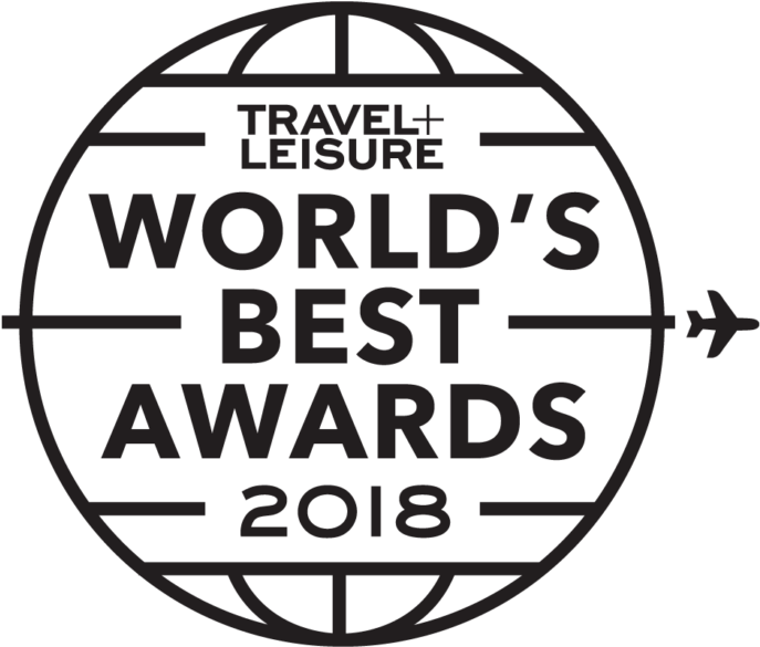 Awards - Travel Leisure World's Best Awards 2017 (768x658), Png Download