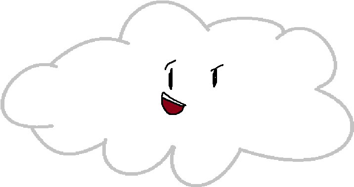 Cloud - Cartoon (779x423), Png Download
