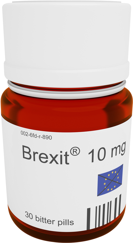 Brexit And The Pharma Industry - Acrylic Paint (600x1050), Png Download