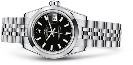 /rolex Replica /watches/lady Datejust/rolex Lady Datejust - Rolex Gold Crystal Dial (610x610), Png Download