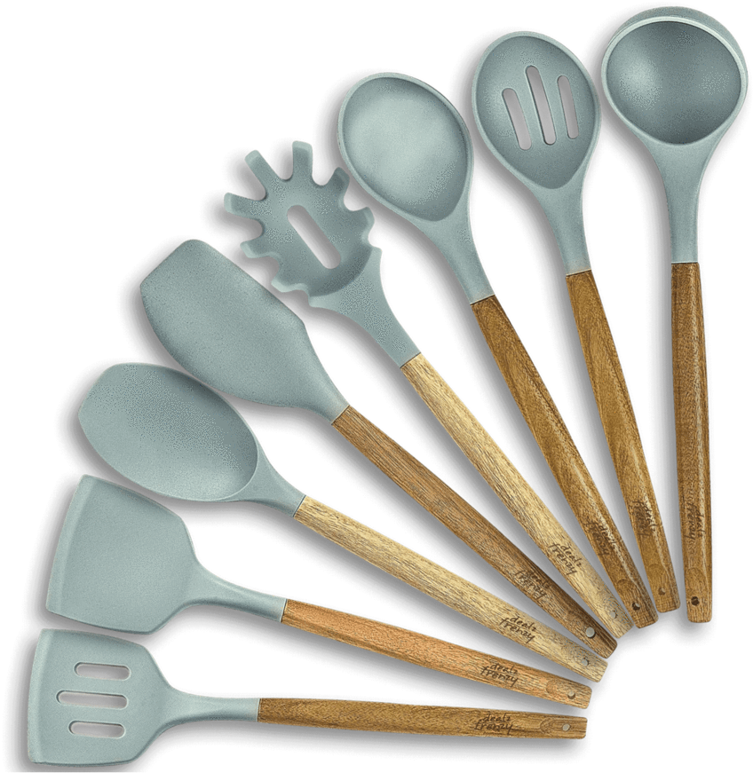 Kitchen Utensil Set - Wooden Spoon (1024x1024), Png Download