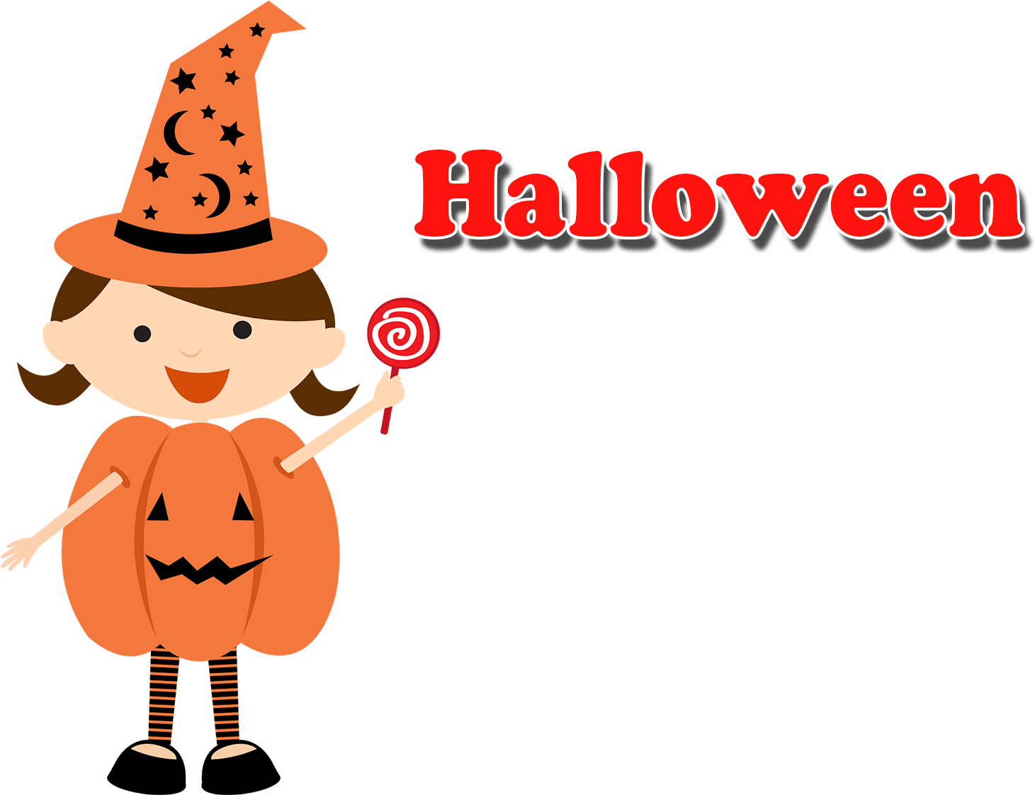 Halloween 2018 Png Photo - Cute Halloween Character Clipart Png (1590x1200), Png Download