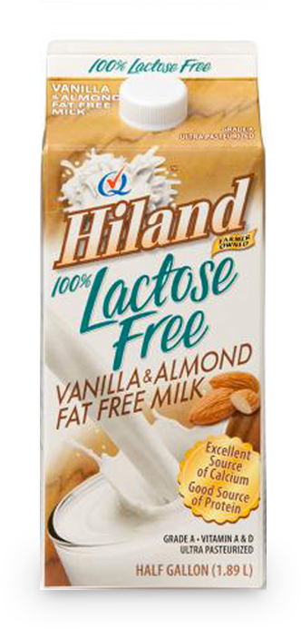 Vanilla Almond Lactose Free Milk - Breakfast Cereal (723x754), Png Download