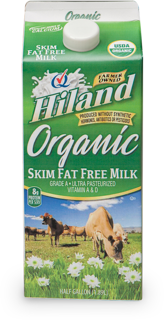 Certified Organic Milk - Goat (723x754), Png Download