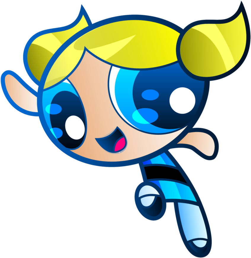 Bubbles Powerpuff Girls Png Clipart Background - Powerpuff Girls Bubbles (894x894), Png Download