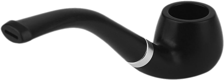Black Pipe - Weed Pipe (1000x1000), Png Download