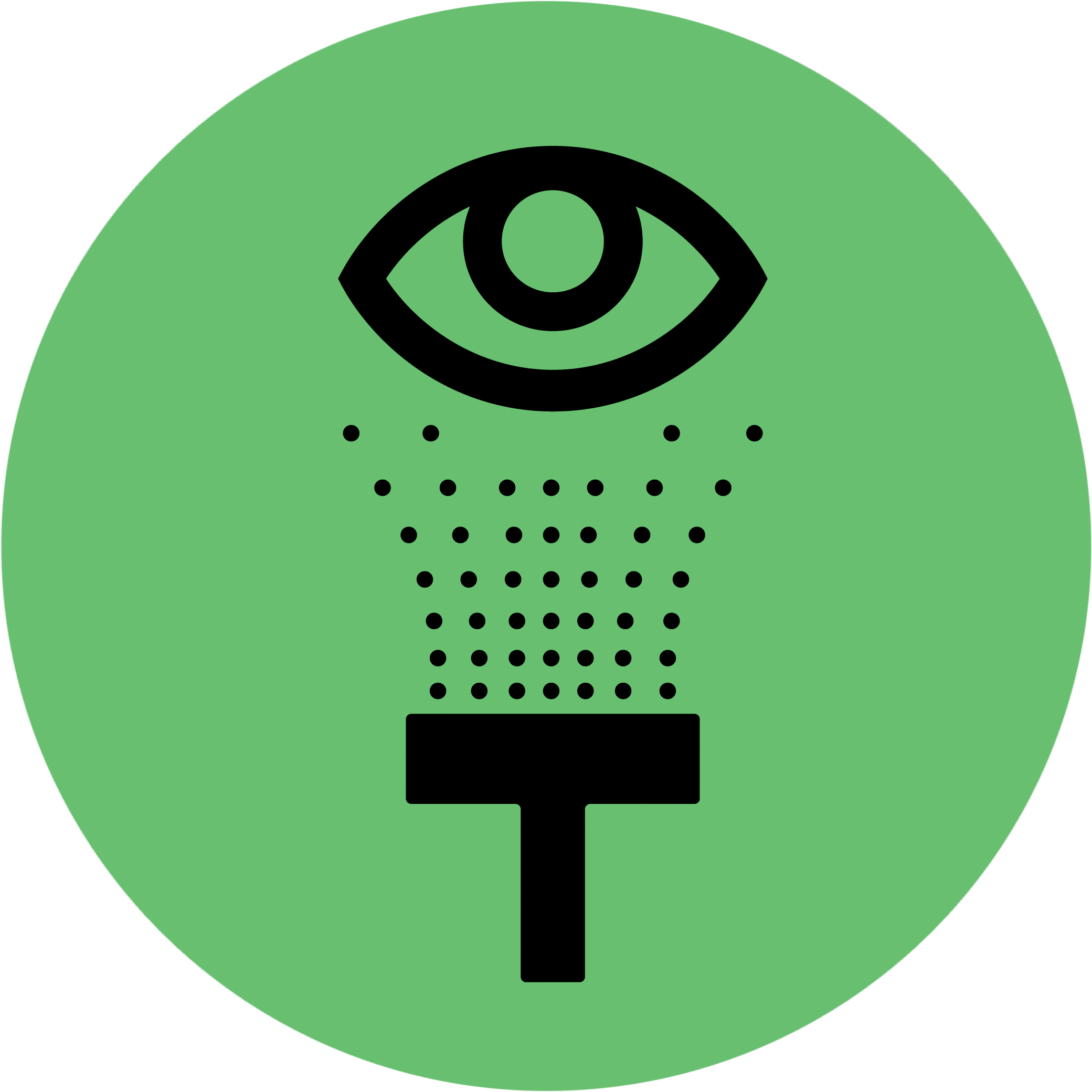Eyewash 1724 Kb - Eye Wash Symbol Dwg (2100x2117), Png Download