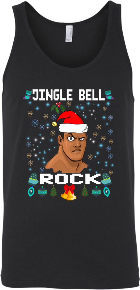 Jingle Bell Rock Christmas Unisex Tank - Shirt (1155x1155), Png Download