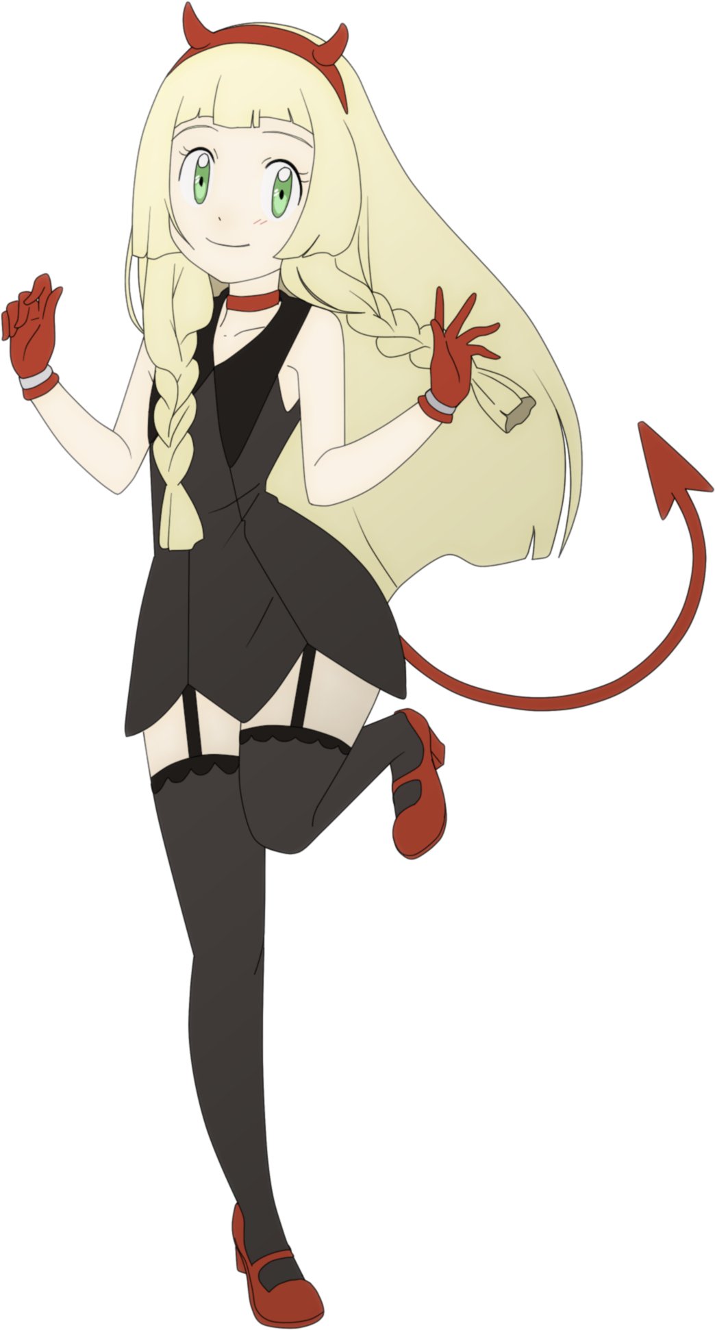 469kib, 1090x1962, Halloween Lillie - Pokemon Lillie Halloween (1090x1962), Png Download