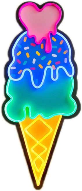 Transparent Confetti - Bonitas De Neon (500x659), Png Download