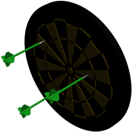 Dartboard 3ds Max Model - Revit Dart Board (645x645), Png Download