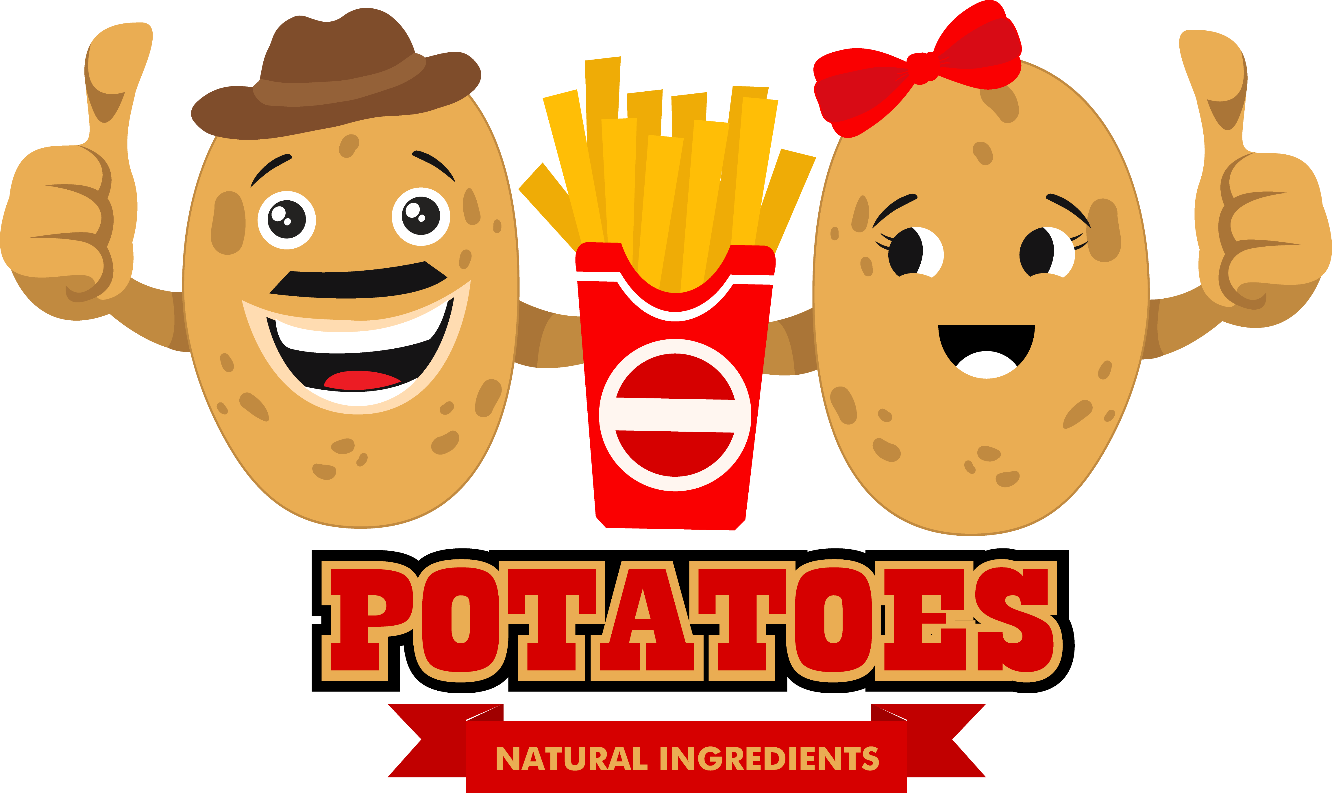 Potato Chips Clipart Sandwich Chip - Logo Batata Frita (4608x2743), Png Download