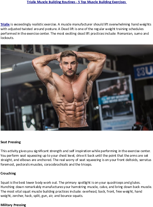 Pdf - Top Fitness Model Male (612x792), Png Download