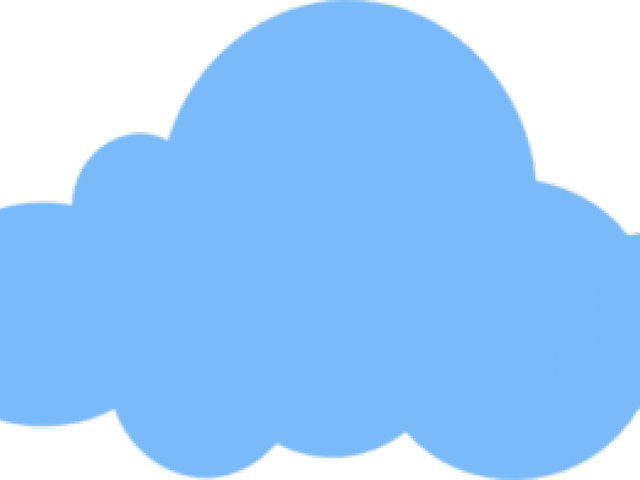 Clouds Clipart Cute - Blue Clouds Clipart Png (640x480), Png Download