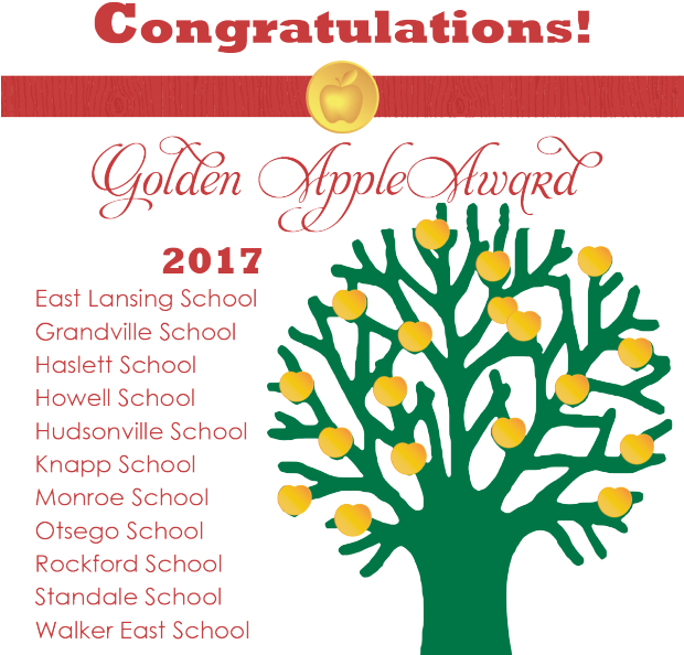 The Golden Apple Award - Boom (619x600), Png Download