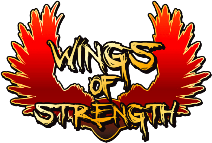 Wings Of Strength - Wings Of Strength Logo (720x536), Png Download