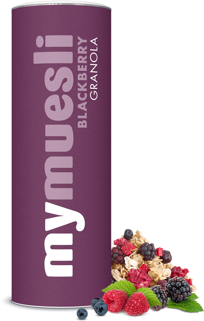 Mymuesli Brombeer Granola (750x1153), Png Download