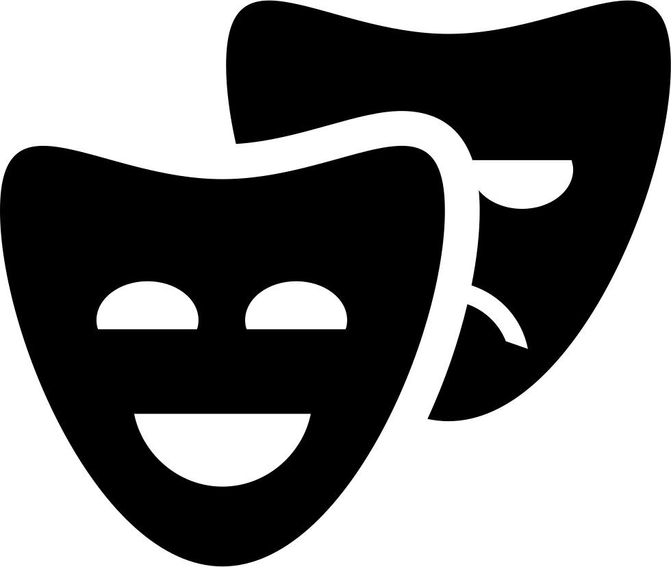 Comedy And Drama Masks Comments - Psychopath Icon (980x828), Png Download