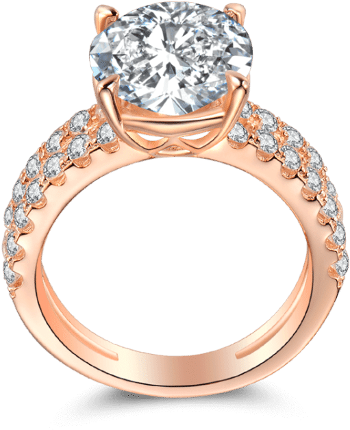 The Witness Of Our Love Engagement Wedding Ring Rose - Engagement Ring (750x750), Png Download