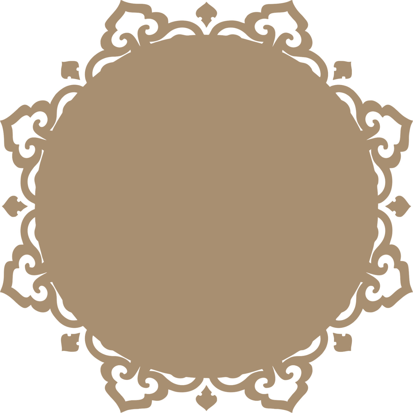 Frames Escalopes Gr&225tis Para Baixar Arquivos Silhouette - Imagens Para Logomarca Gratis (1600x1600), Png Download
