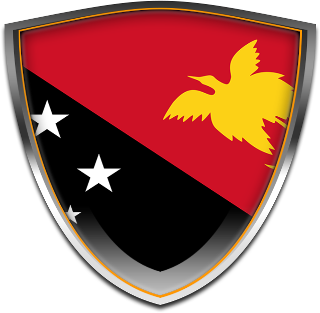 Away Team - Papua New Guinea Flag (651x674), Png Download