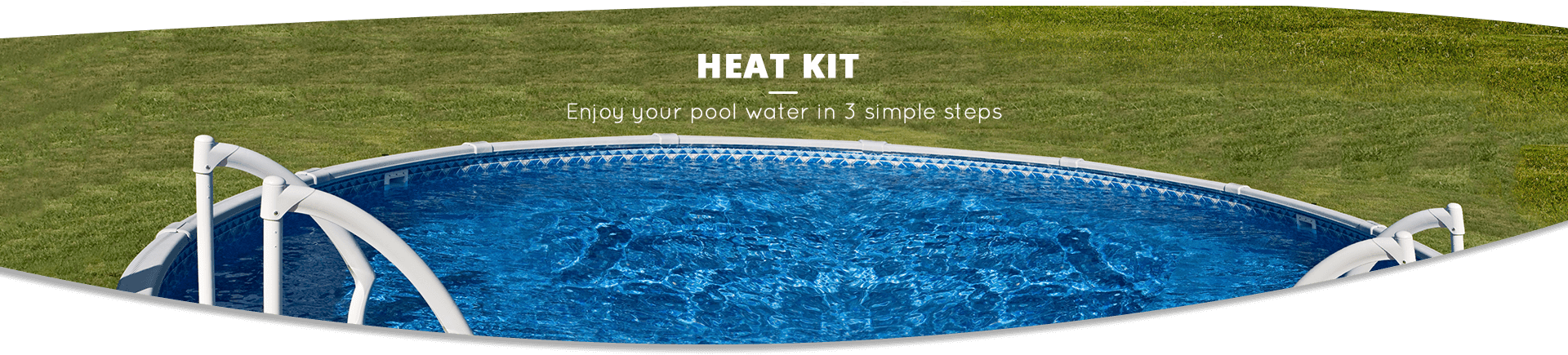 Pool Solar Heating Heat Kit - Ocean (1920x435), Png Download