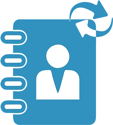 Contacts - Emblem (600x600), Png Download