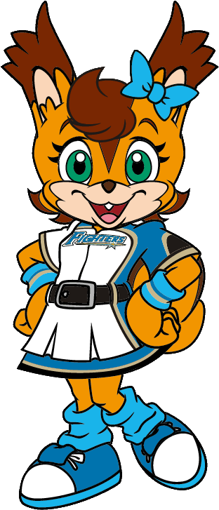 Polly Art2 - Japanese Baseball Team Mascot (573x737), Png Download