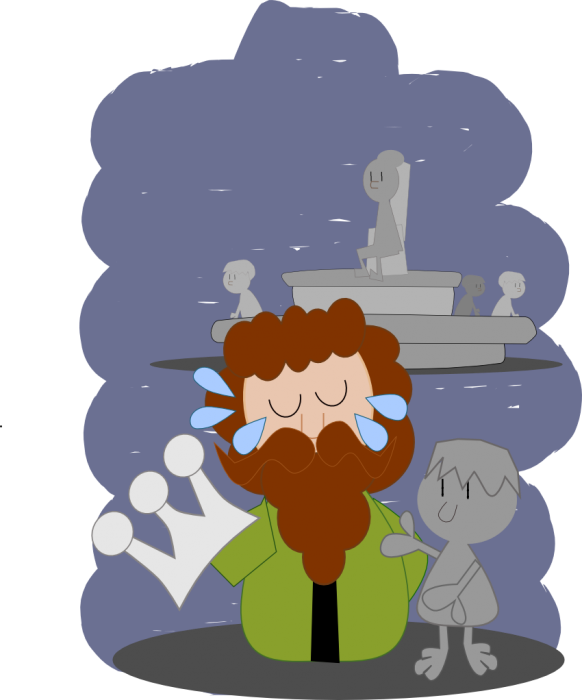 Eran Las Cuatro De La Madrugada Y A Los Magos De Oriente - Illustration (582x700), Png Download