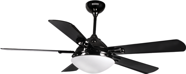Luxreeze Black-650x500 - Ceiling Fan (650x500), Png Download
