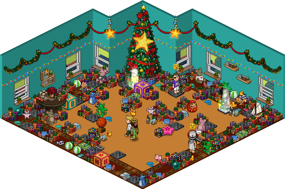 El Rey Mago Te Hace Entrega Del Oro Mirra - Reyes Magos Habbo (1104x733), Png Download