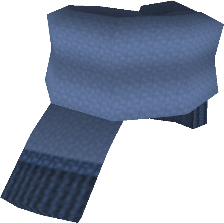 Blue Winter Scarf - Blue Winter Scarf Png (757x777), Png Download