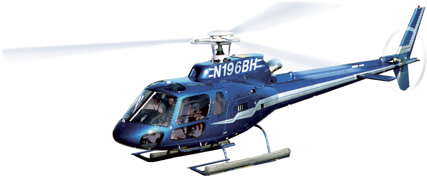 Airbus As350 "a-star" - Helicopter Rotor (1487x773), Png Download