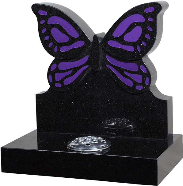 Butterfly Headstone - Small Butterfly Headstone (800x800), Png Download