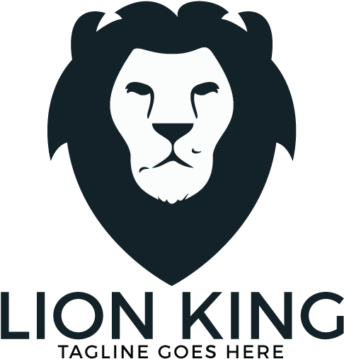 Lion Head Logo Design - Illustration (1500x1000), Png Download