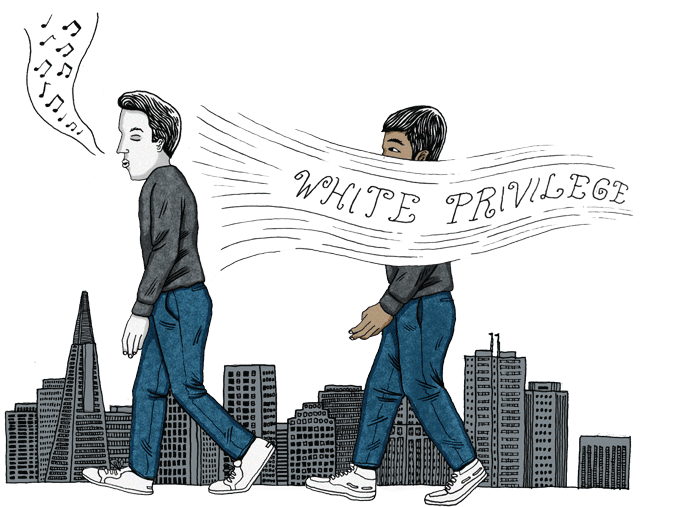 White-priviledge - Illustration (700x519), Png Download