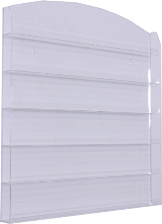 Acrylic Nail Polish Wall Mounted Display Rack - Plank (600x900), Png Download