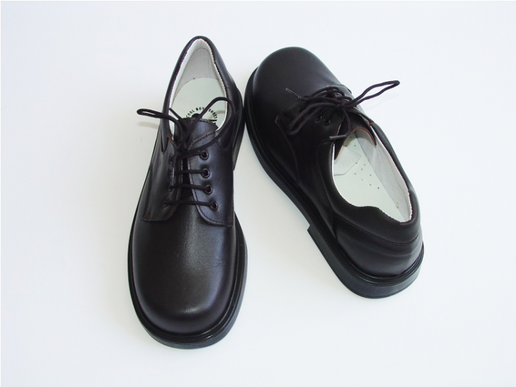 Hamish Lace Up School Shoe - Leather (750x750), Png Download