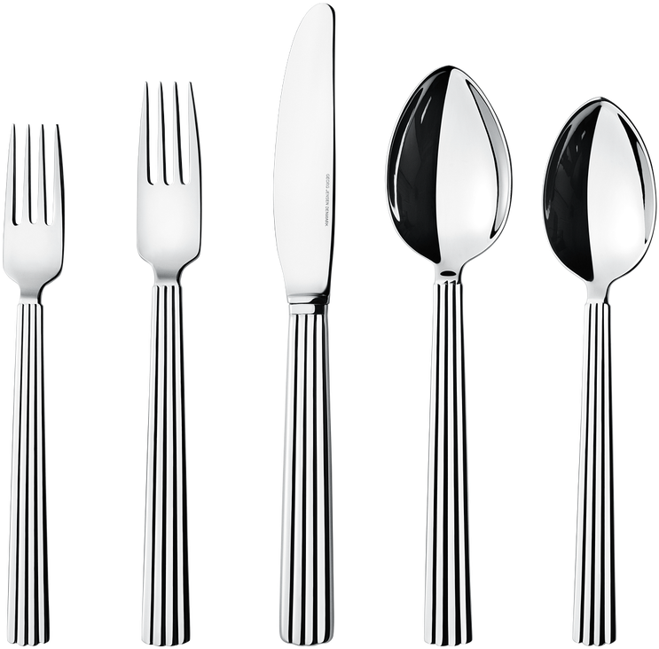 Bernadotte By Georg Jensen Stainless Steel Flatware - Talheres Png (800x800), Png Download
