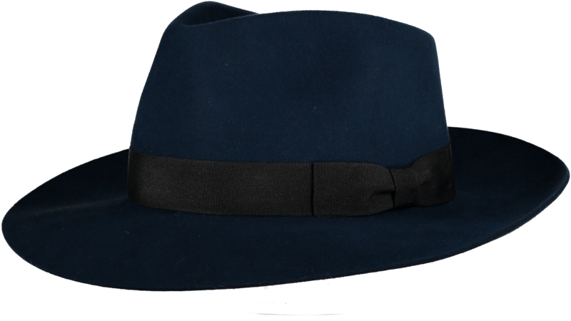 Blue 'ha' Fur Felt Hat - Argentina Hat (800x450), Png Download