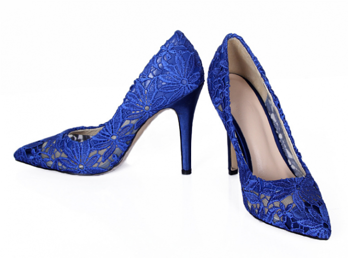 Wedding Shoes,dance Shoes- Lace Shoes,hollow Out Shoes,bridal - Basic Pump (700x700), Png Download