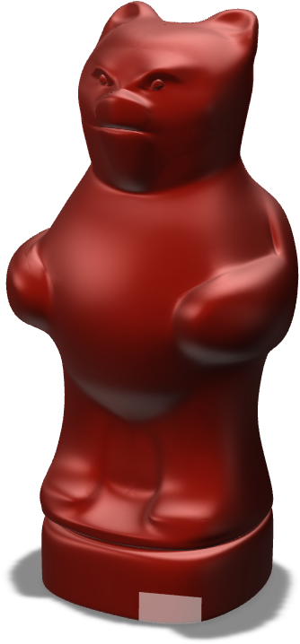 Angry Bear - Sculpture (1024x768), Png Download