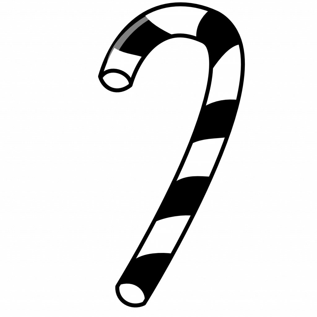 Download Holiday Clip Art Black And White - Christmas Black And White Clip Art (1024x1024), Png Download