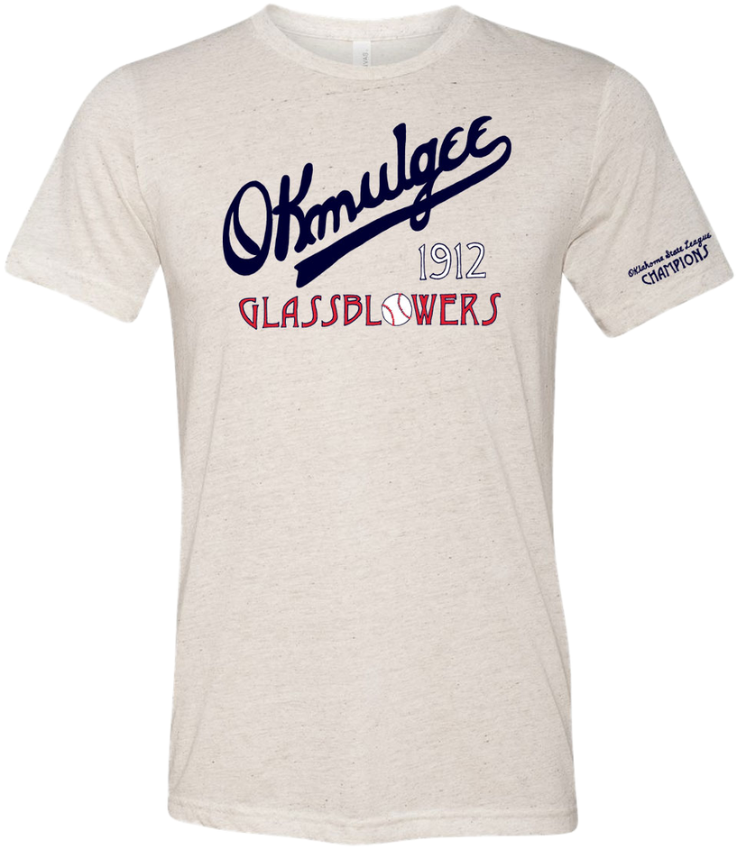 Okmulgee Glassblowers Oklahoma Baseball Vintage T-shirt - Active Shirt (1024x1024), Png Download