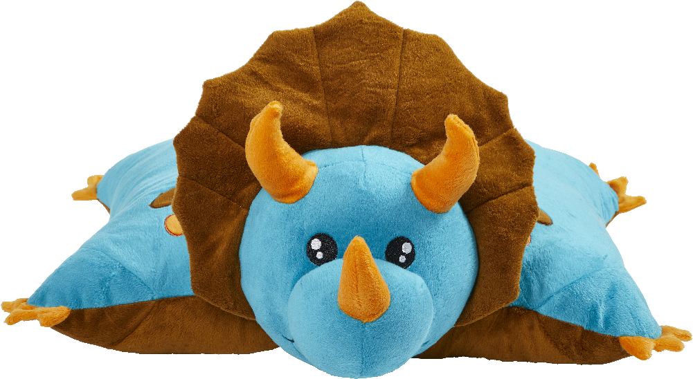Blue Dinosaur Pillow Pet Blue Dinosaur Pillow Pet Open - Almohada De Dinosaurio (1000x1000), Png Download