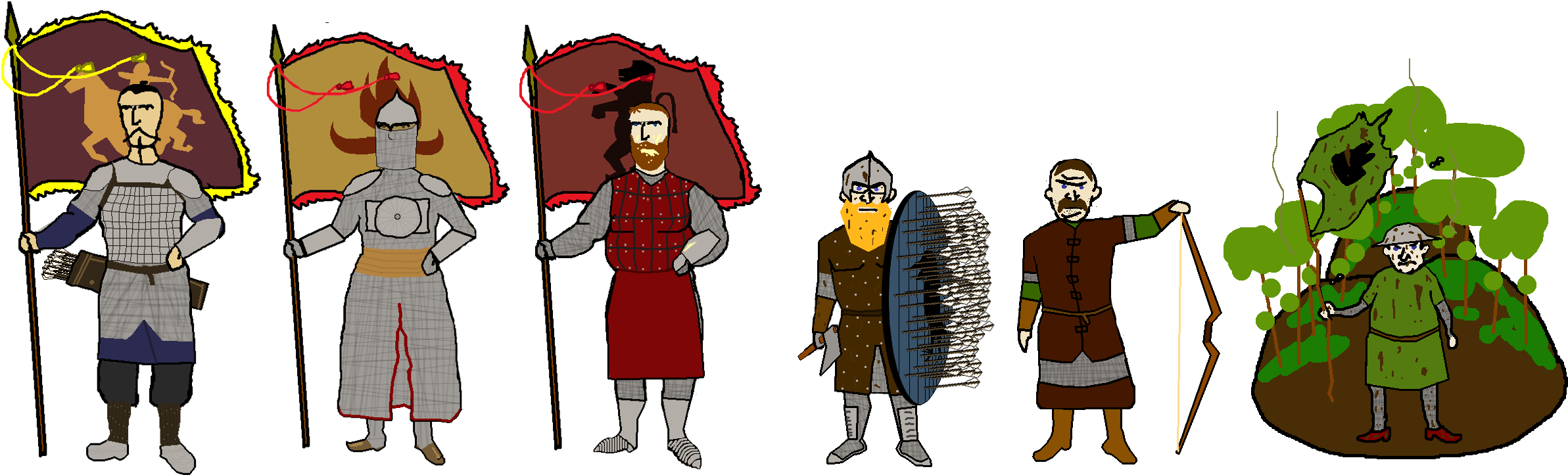 Ombustman - Mount And Blade Warband Meme (2476x724), Png Download
