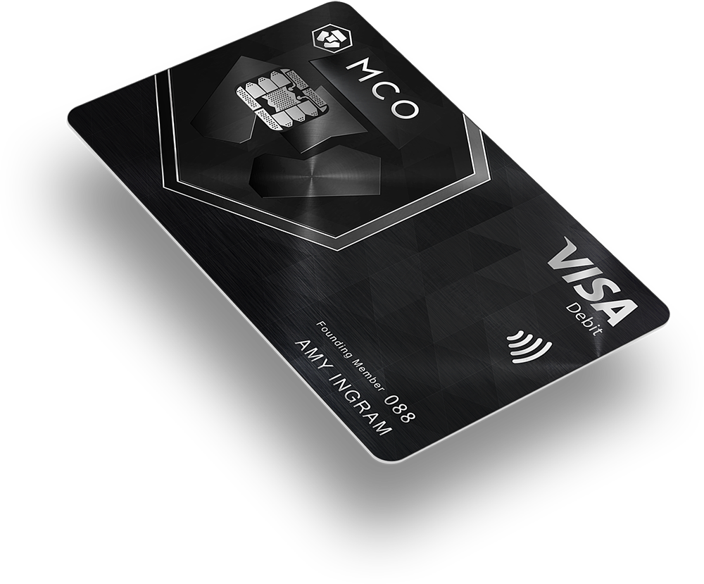 Card Page Obsidian Black - Mco Visa Card (1000x829), Png Download