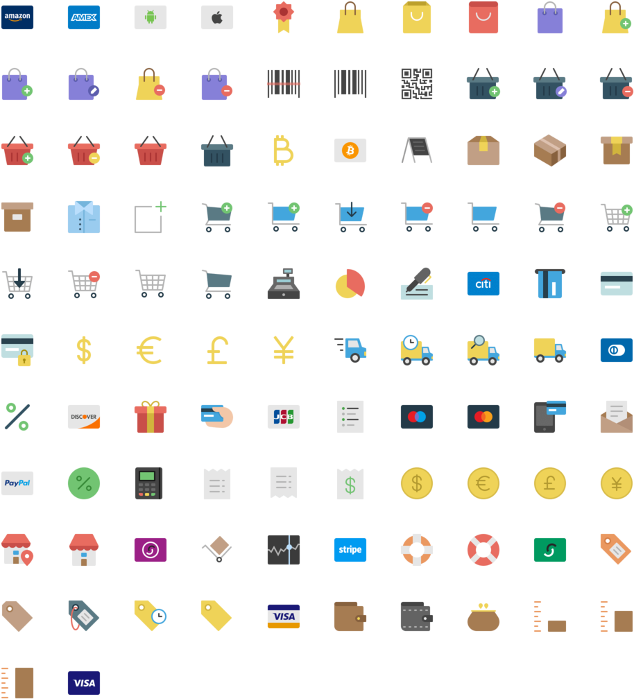 Shopping Icons - Photoshop Shapes Finance (960x1056), Png Download