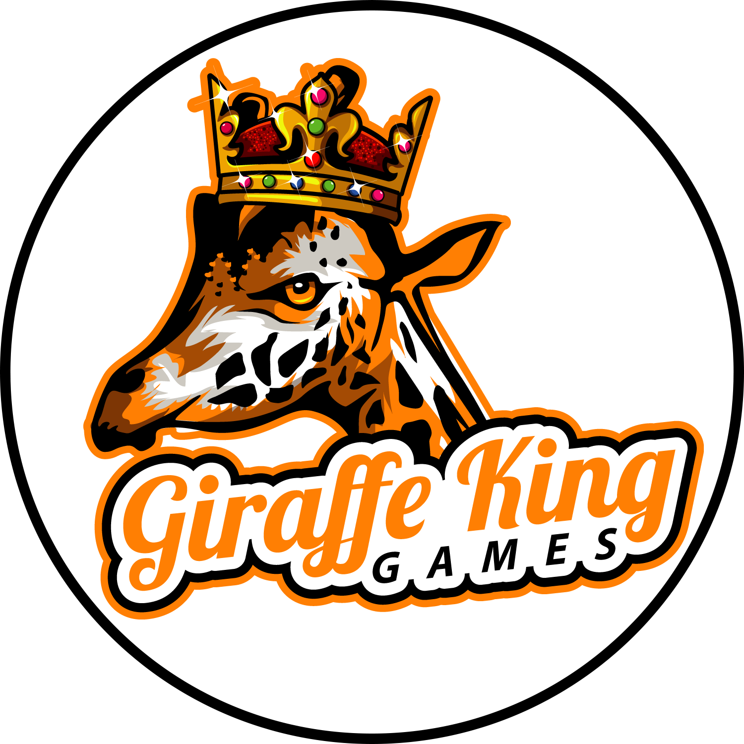 Giraffe King Games (1500x1500), Png Download
