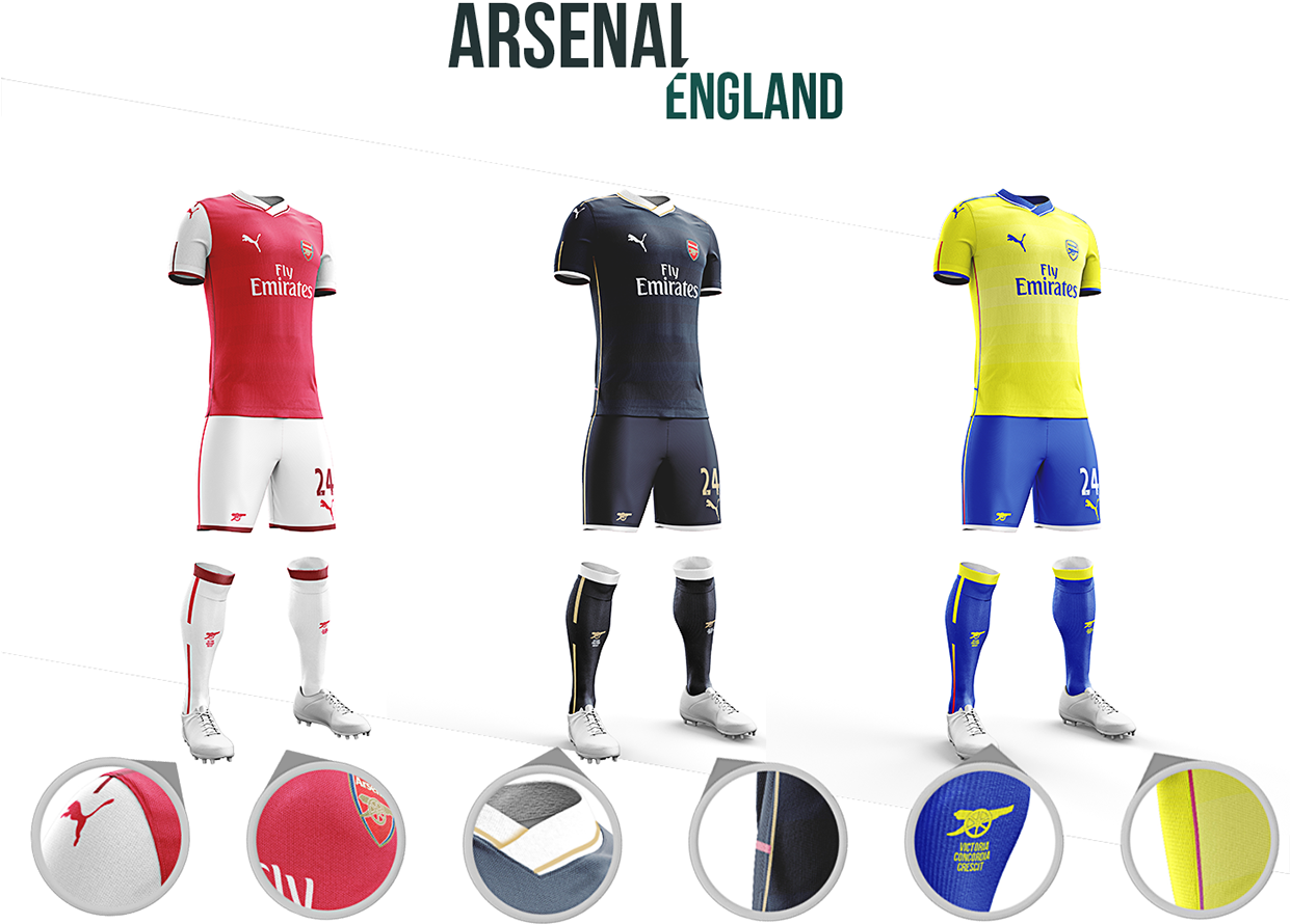 Veja Abaixo Suas Criações De Camisas Titulares, Reservas - Man United Concept Kit (1240x925), Png Download